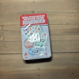 Double Twelve Color Dot Mexican Train Dominoes in Tin
8+ 91 pieces